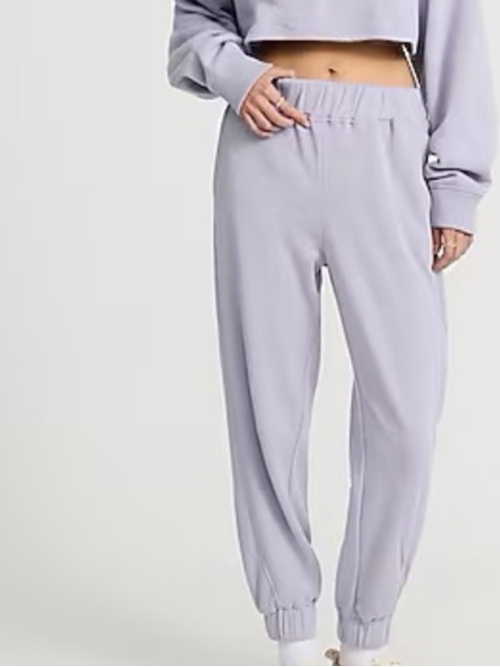 Express Lavender Relaxed Jogger Pants
